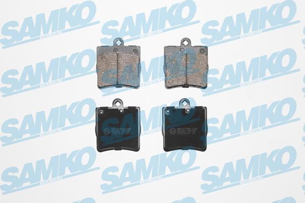 Samko 5SP726 - Тормозные колодки, дисковые, комплект autospares.lv