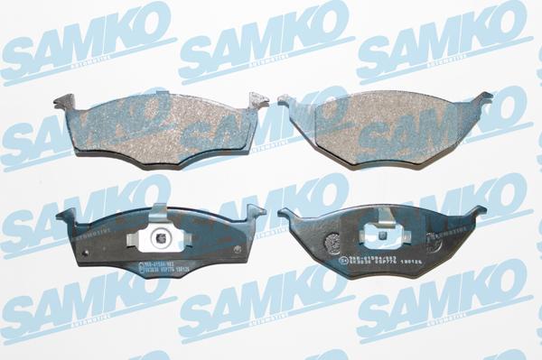 Samko 5SP776 - Тормозные колодки, дисковые, комплект autospares.lv