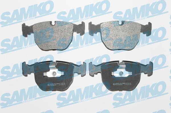 Samko 5SP771 - Тормозные колодки, дисковые, комплект autospares.lv