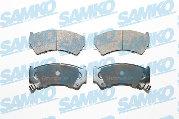 Samko 5SP778 - Тормозные колодки, дисковые, комплект autospares.lv