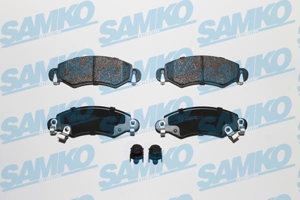 Samko 5SP777 - Тормозные колодки, дисковые, комплект autospares.lv