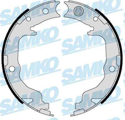 Samko 89540 - Комплект тормозных колодок, барабанные autospares.lv