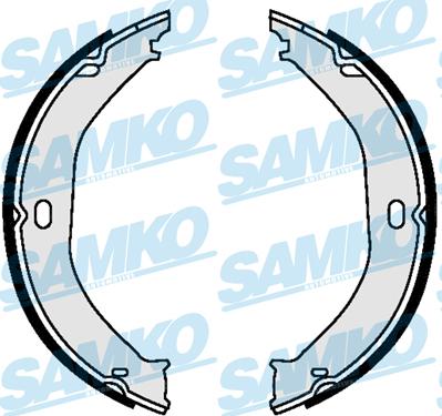 Samko 89520 - Комплект тормозных колодок, барабанные autospares.lv