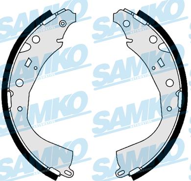 Samko 89600 - Комплект тормозных колодок, барабанные autospares.lv