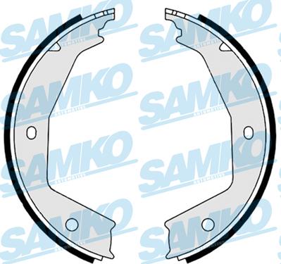 Samko 89060 - Комплект тормозных колодок, барабанные autospares.lv