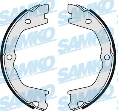 Samko 89080 - Комплект тормозных колодок, барабанные autospares.lv