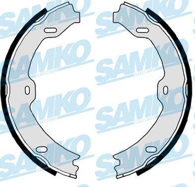 Samko 89020 - Комплект тормозных колодок, барабанные autospares.lv