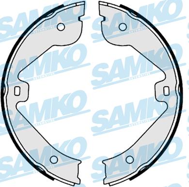 Samko 89150 - Комплект тормозных колодок, барабанные autospares.lv