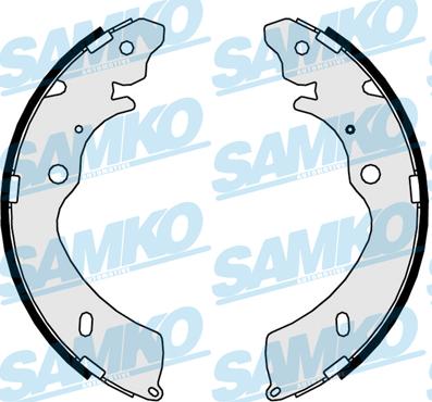 Samko 89810 - Комплект тормозных колодок, барабанные autospares.lv