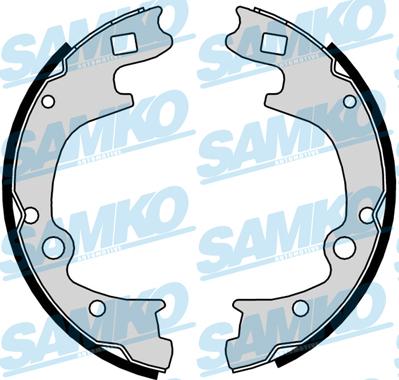 Samko 89360 - Комплект тормозных колодок, барабанные autospares.lv