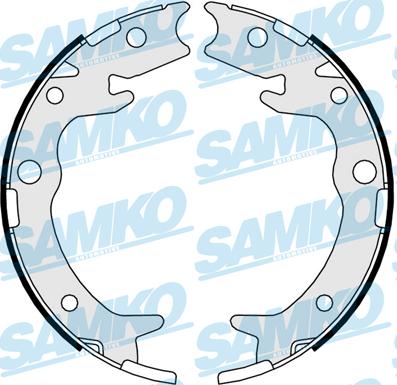 Samko 89790 - Комплект тормозных колодок, барабанные autospares.lv