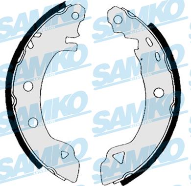 Samko 84990 - Комплект тормозных колодок, барабанные autospares.lv