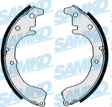 Samko 84560 - Комплект тормозных колодок, барабанные autospares.lv