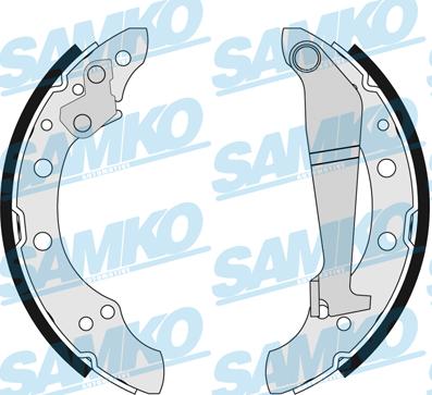Samko 84100 - Комплект тормозных колодок, барабанные autospares.lv