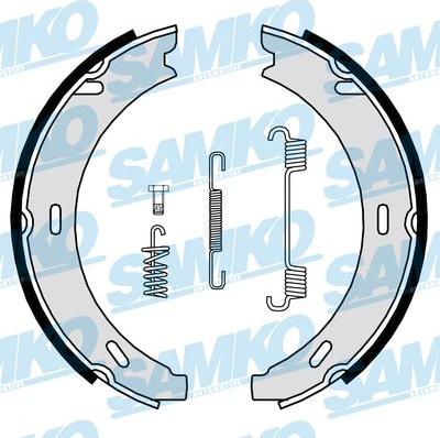 Samko 84729 - Комплект тормозных колодок, барабанные autospares.lv