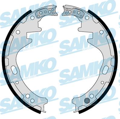 Samko 85500 - Комплект тормозных колодок, барабанные autospares.lv