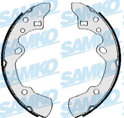 Samko 85620 - Комплект тормозных колодок, барабанные autospares.lv