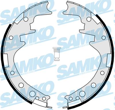 Samko 85150 - Комплект тормозных колодок, барабанные autospares.lv