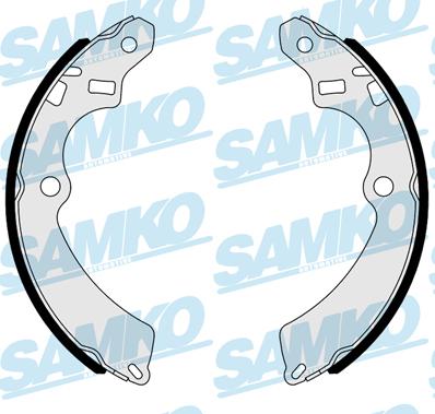 Samko 85830 - Комплект тормозных колодок, барабанные autospares.lv