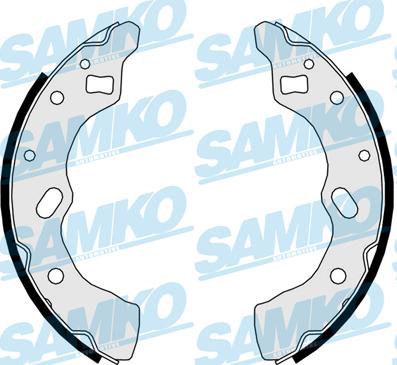 Samko 85315 - Комплект тормозных колодок, барабанные autospares.lv