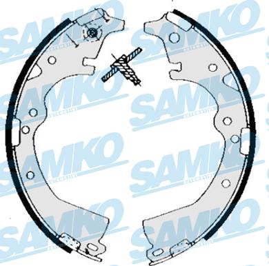 Samko 85290 - Комплект тормозных колодок, барабанные autospares.lv