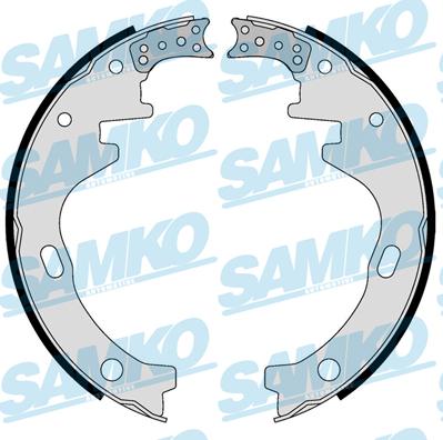 Samko 85250 - Комплект тормозных колодок, барабанные autospares.lv