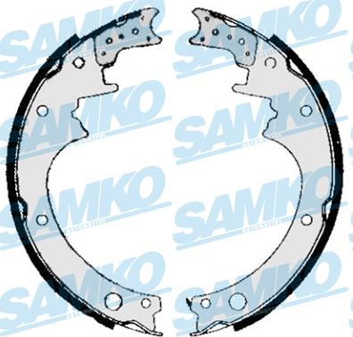 Samko 85200 - Комплект тормозных колодок, барабанные autospares.lv