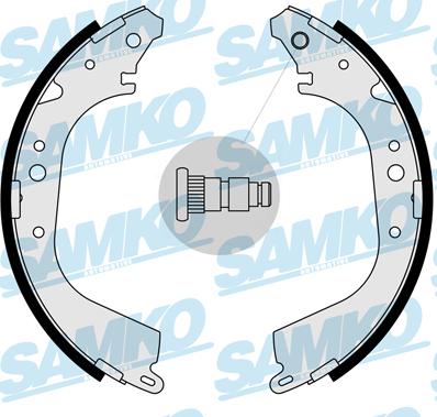 Samko 85280 - Комплект тормозных колодок, барабанные autospares.lv
