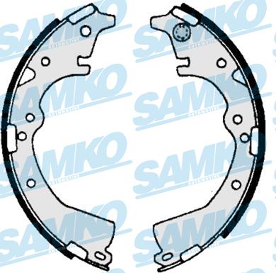 Samko 86970 - Комплект тормозных колодок, барабанные autospares.lv