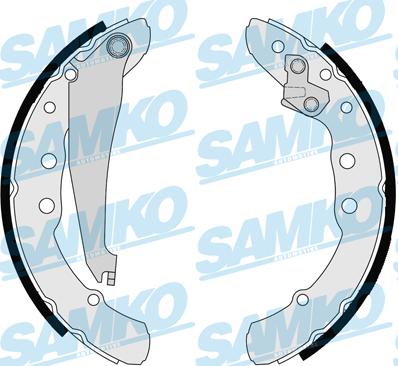 Samko 86850 - Комплект тормозных колодок, барабанные autospares.lv