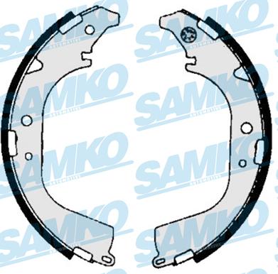Samko 86700 - Комплект тормозных колодок, барабанные autospares.lv