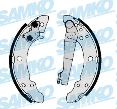 Samko 80140 - Комплект тормозных колодок, барабанные autospares.lv