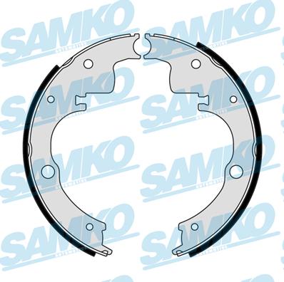 Samko 80250 - Комплект тормозных колодок, барабанные autospares.lv