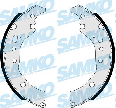 Samko 81044 - Комплект тормозных колодок, барабанные autospares.lv