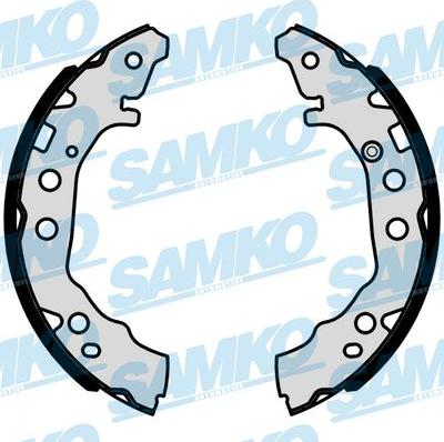 Samko 81055 - Комплект тормозных колодок, барабанные autospares.lv