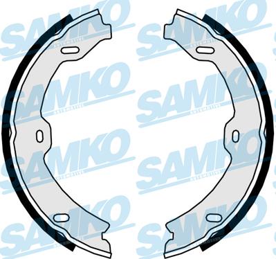 Samko 81068 - Комплект тормозных колодок, барабанные autospares.lv