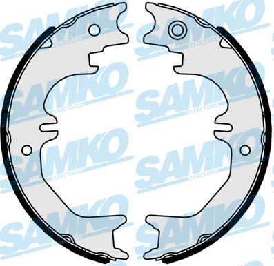 Samko 81084 - Комплект тормозных колодок, барабанные autospares.lv