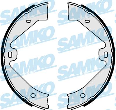 Samko 81085 - Комплект тормозных колодок, барабанные autospares.lv