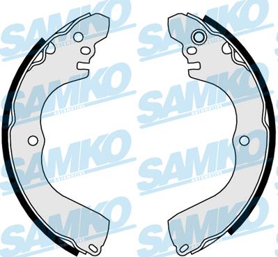 Samko 81026 - Комплект тормозных колодок, барабанные autospares.lv
