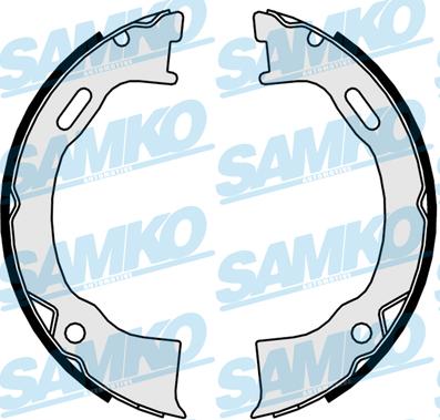 Samko 81020 - Комплект тормозных колодок, барабанные autospares.lv