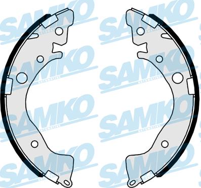 Samko 81079 - Комплект тормозных колодок, барабанные autospares.lv