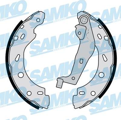 Samko 81191 - Комплект тормозных колодок, барабанные autospares.lv