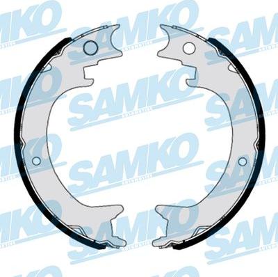 Samko 81198 - Комплект тормозных колодок, барабанные autospares.lv