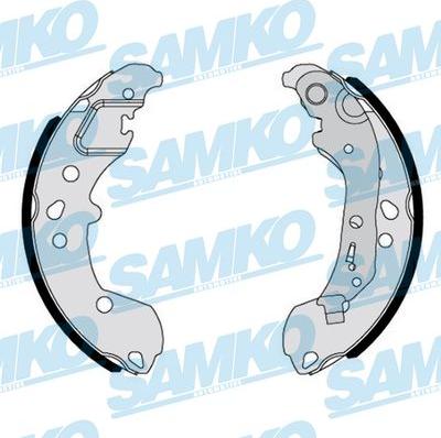 Samko 81192 - Комплект тормозных колодок, барабанные autospares.lv