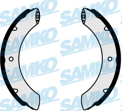 Samko 81122 - Комплект тормозных колодок, барабанные autospares.lv