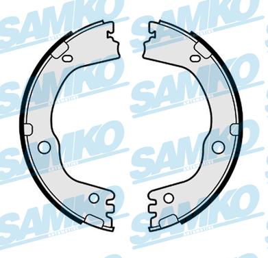 Samko 81177 - Комплект тормозных колодок, барабанные autospares.lv