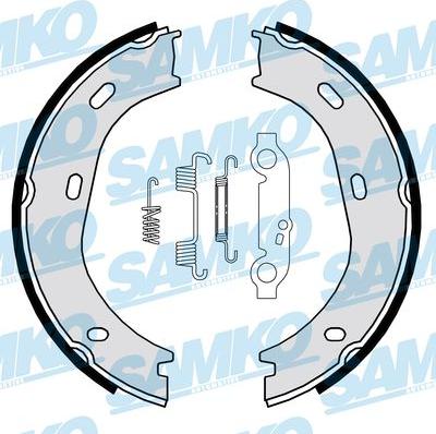 Samko 81839 - Комплект тормозных колодок, барабанные autospares.lv