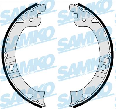 Samko 88950 - Комплект тормозных колодок, барабанные autospares.lv