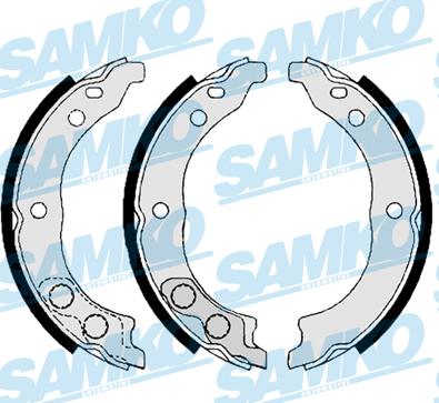 Samko 88900 - Комплект тормозных колодок, барабанные autospares.lv