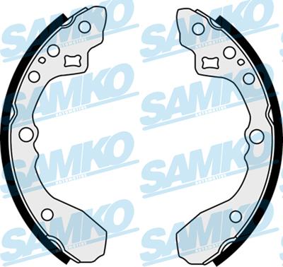 Samko 88490 - Комплект тормозных колодок, барабанные autospares.lv